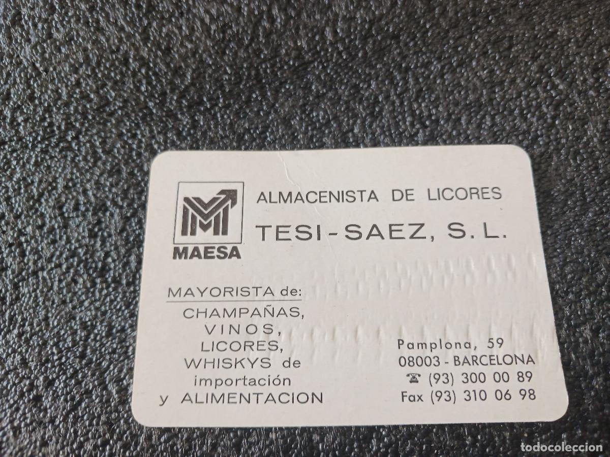 Coleccionismo calendarios: calendario 1994, almacenista de licores, maesa
