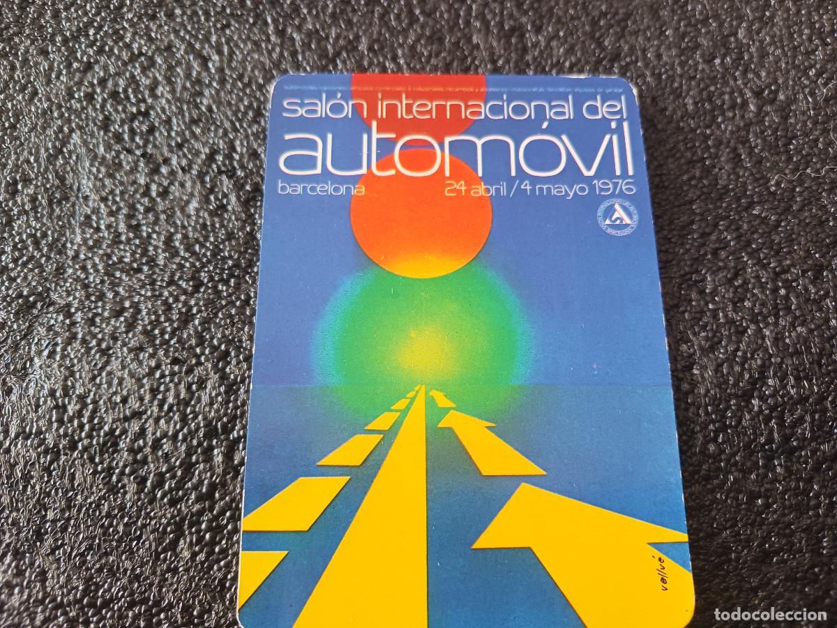 Coleccionismo Calendarios: calendario 1976, salon internacional del automovil