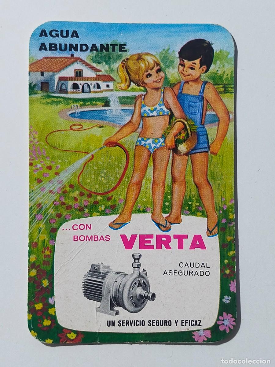 Coleccionismo calendarios: Calendario de bolsillo A&ntilde;o 1970 - Agua Abundante Bombas VERTA