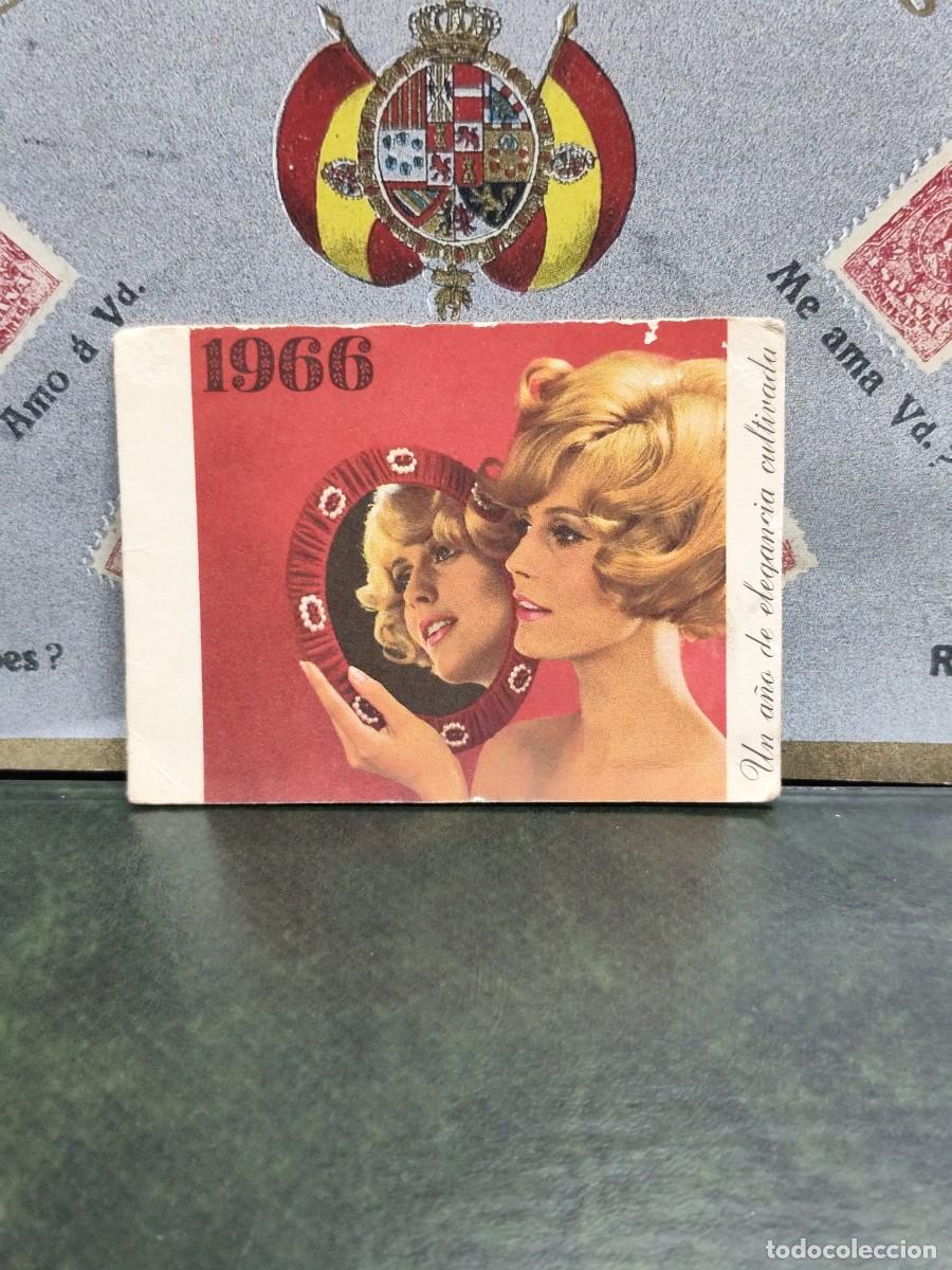Coleccionismo Calendarios: 1769 Calendario Wella Peluquer&iacute;a Isabelina Badajoz 1966