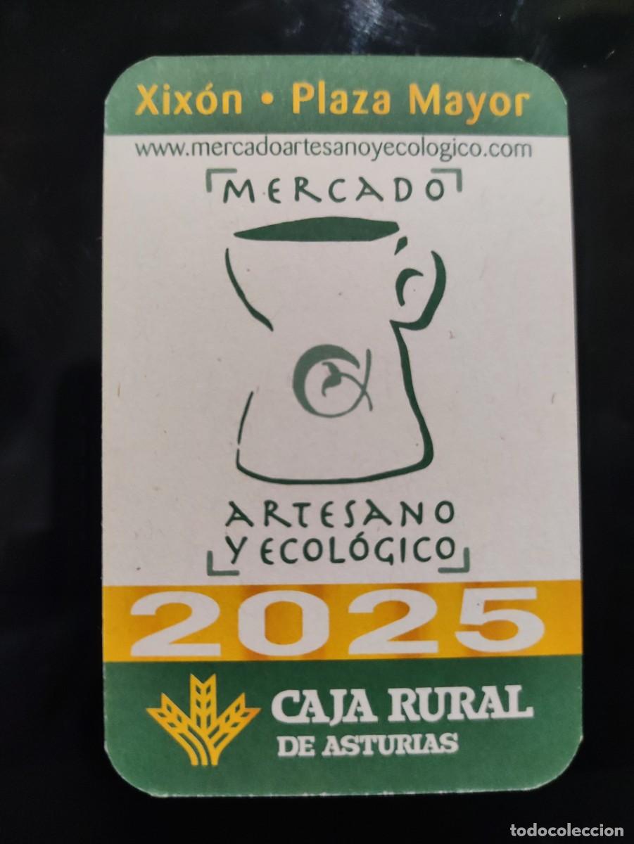 Coleccionismo Calendarios: CALENDARIO 2025 - MERCADO ARTESANO Y ECOLOGICO GIJON ASTURIAS / CAJA RURAL BANCO