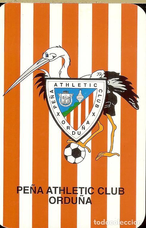 Coleccionismo calendarios: CALENDARIO DE PUBLICIDAD F&Uacute;TBOL - A&Ntilde;O 2001 - ATHLETIC CLUB BILBAO - PE&Ntilde;A ORDU&Ntilde;A