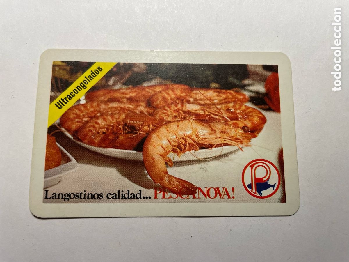 Sammeln von Kalendern: calendario Fournier 1974, Pescanova