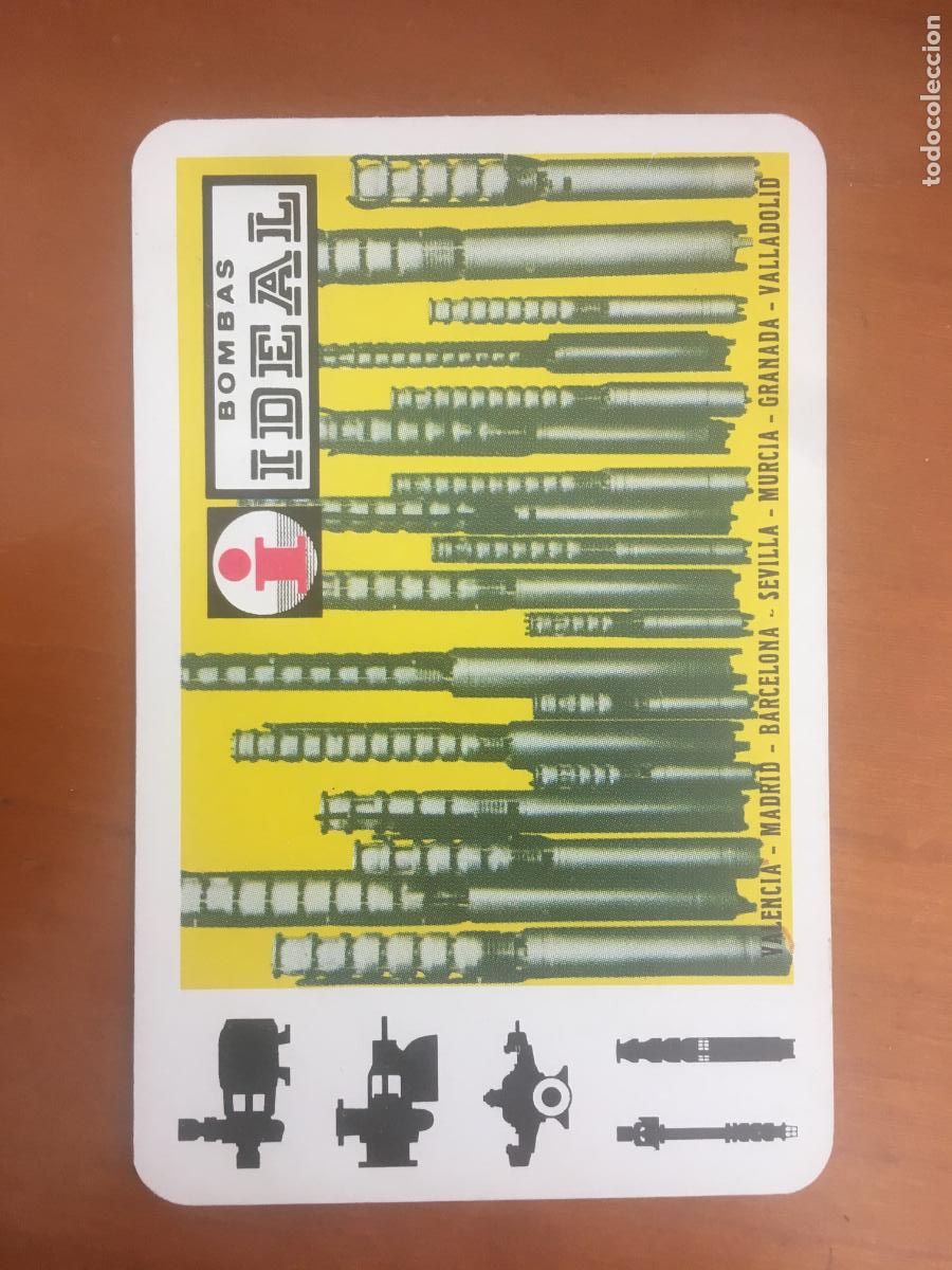 Coleccionismo Calendarios: fournier bombas ideal 1968 calendario original perfecto estado