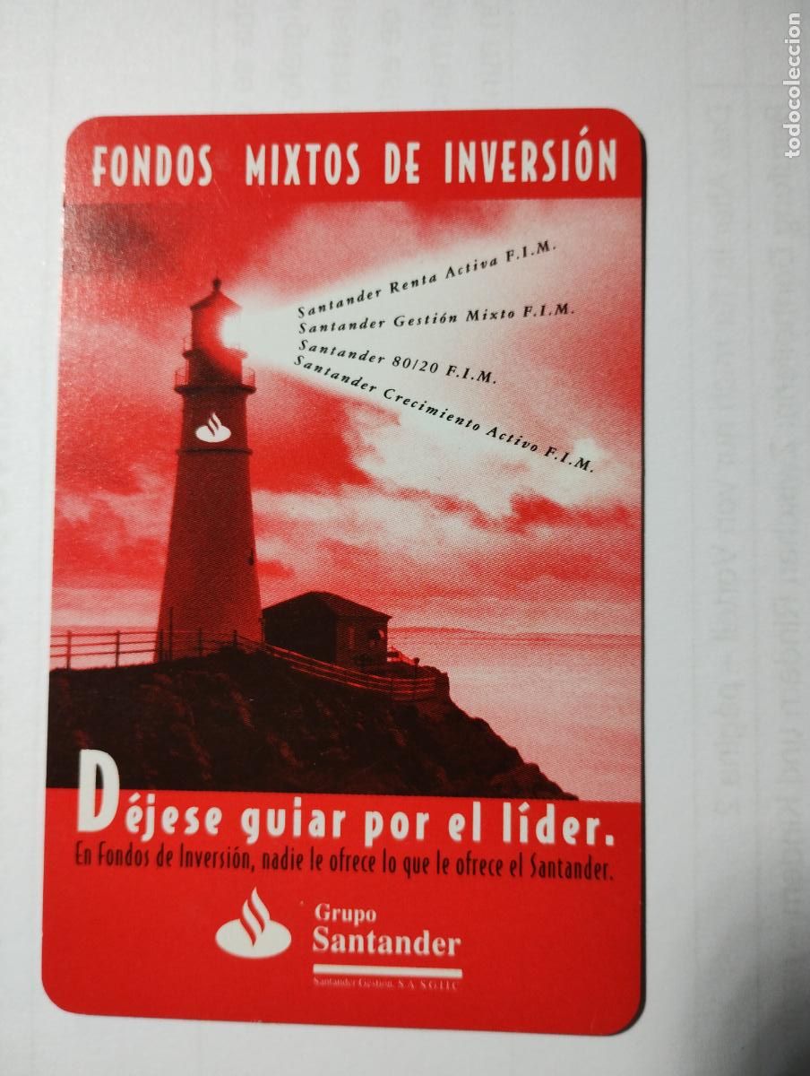 Collectionnisme Calendriers: Calendario de bolsillo 1999 Banco de Santander