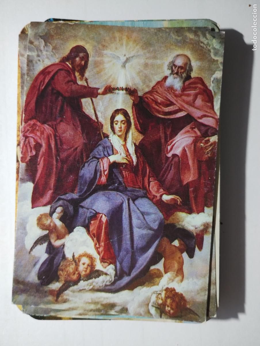 Collectionnisme Calendriers: Calendario de bolsillo 1989 Paz y Bien. Coronaci&oacute;n de la Virgen.