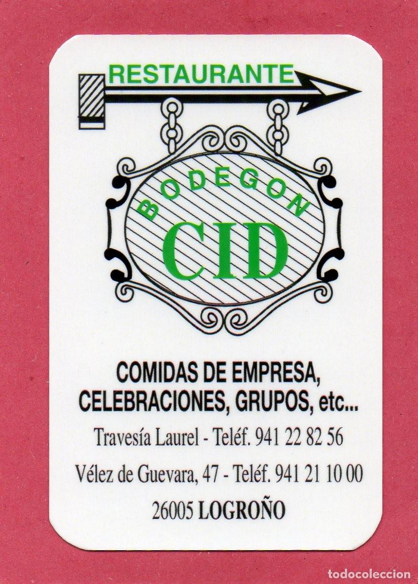 Coleccionismo Calendarios: Calendario de Publicidad 2013 - RESTAURANTE - BODEGON CID