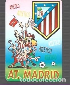 Coleccionismo Calendarios: CALENDARIO DEL A&Ntilde;O 2002 DE EGC, N&ordm; 2002 ATLETICO MADRID DE BAR NUEVO REUS