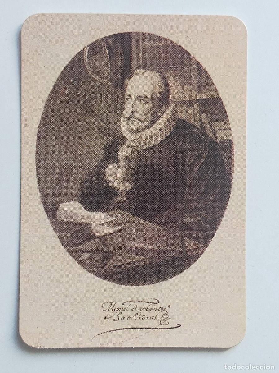 Coleccionismo calendarios: Calendario de bolsillo Serie A&ntilde;o 1981 - MIGUEL DE CERVANTES SAAVEDRA.