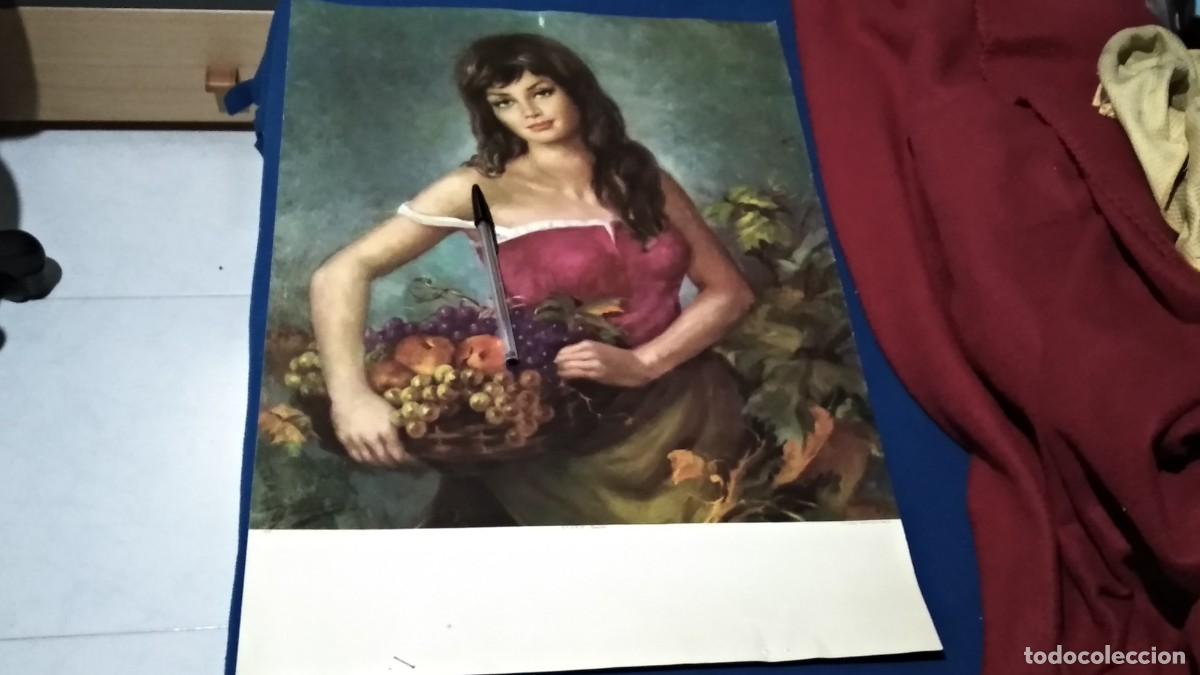 Sammeln von Kalendern: CALENDARIO LAMINA CART&Oacute;N - OTO&Ntilde;O - GUARN&Eacute; - DE LOS A&Ntilde;OS 60 - VER FOTOS USADO