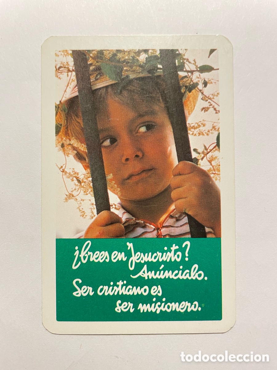 Sammeln von Kalendern: calendario Fournier 1979, Misioneros