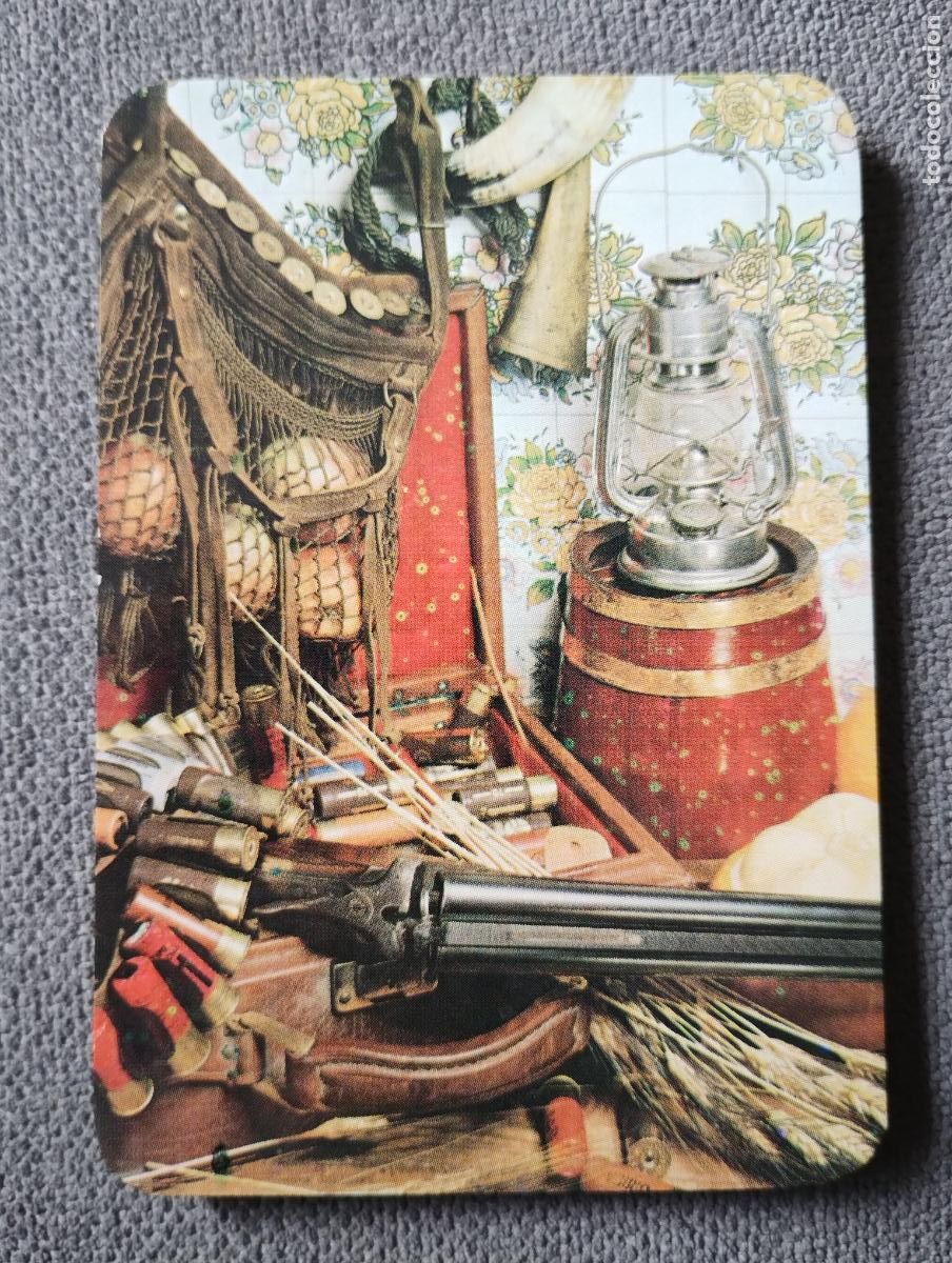 Coleccionismo Calendarios: Calendario de bolsillo 1984. Bodeg&oacute;n Caza. Publicidad Papeler&iacute;a Becquer. Almer&iacute;a