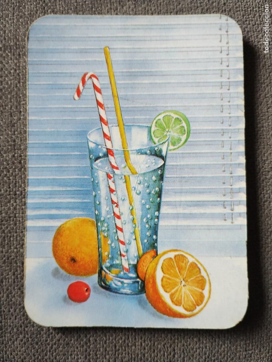 Coleccionismo Calendarios: Calendario de bolsillo 1988. Refresco. C.B.N&ordm; 113. Publicidad Papeler&iacute;a Gutemberg. Almer&iacute;a.