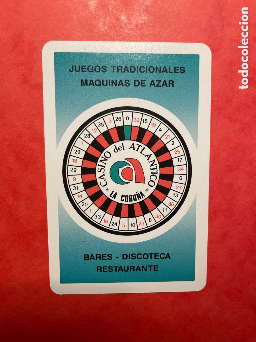 Coleccionismo Calendarios: calendario Fournier 1996, Casino del Atl&aacute;ntico
