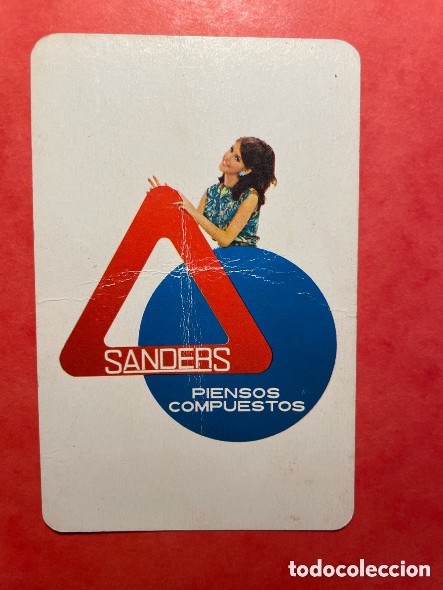 Coleccionismo Calendarios: calendario Fournier 1966, Sanders