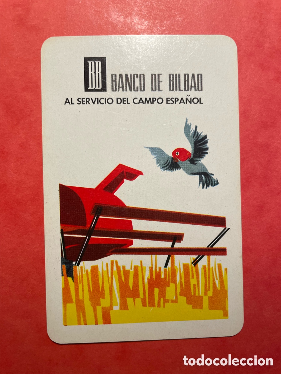 Coleccionismo Calendarios: calendario Fournier 1966, Banco de Bilbao