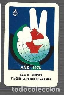 Coleccionismo Calendarios: CALENDARIOS H FOURNIER DEL A&Ntilde;O 1976 DE CAJA DE AHORROS MONTE DE PIEDRA DE VALENCIA