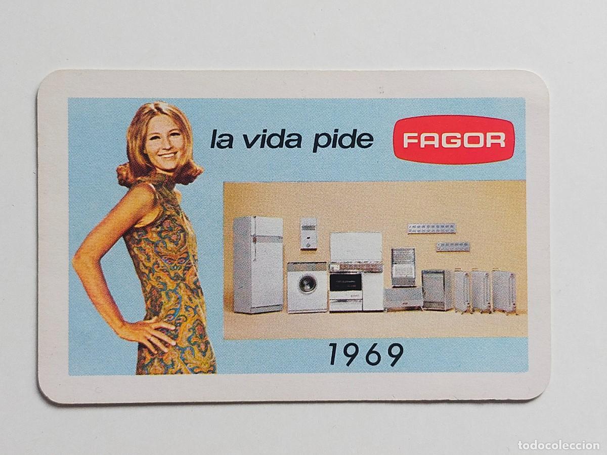 Coleccionismo calendarios: Calendario de bolsillo FOURNIER 1969 - Electrodom&eacute;sticos FAGOR
