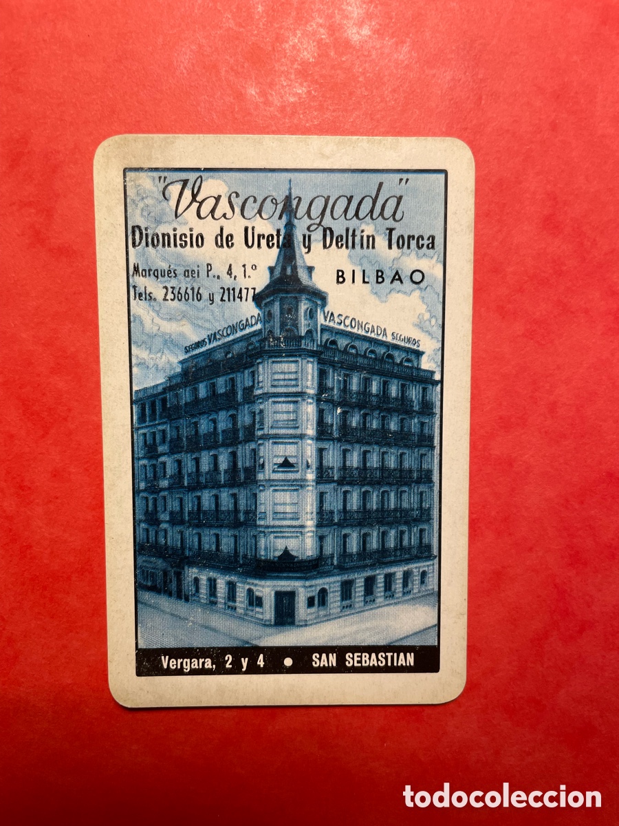 Coleccionismo Calendarios: calendario Fournier 1966, Vascongada
