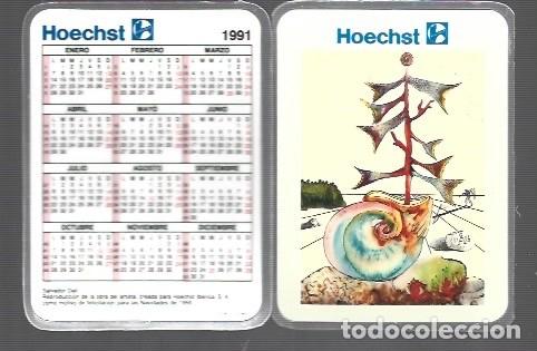 Coleccionismo calendarios: CALENDARIO DEL A&Ntilde;O 1991 DE CASA HOECHST DE DALI