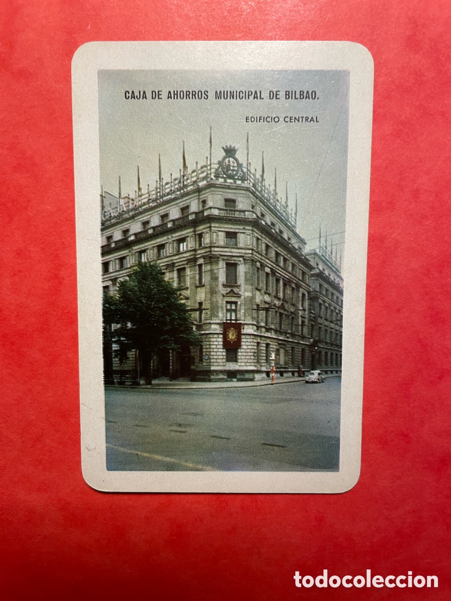 Coleccionismo Calendarios: calendario Fournier 1966, Caja Ahorros Municipal de Bilbao