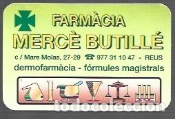Coleccionismo Calendarios: CALENDARIO DE CON PUBLICIDAD DE FARMACIA MERC&Eacute; BUTILL&Eacute; REUS DEL A&Ntilde;O 2002