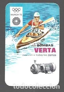 Coleccionismo Calendarios: CALENDARIO DE BOMBAS DE AGUA VERYA DEL A&Ntilde;O 1973