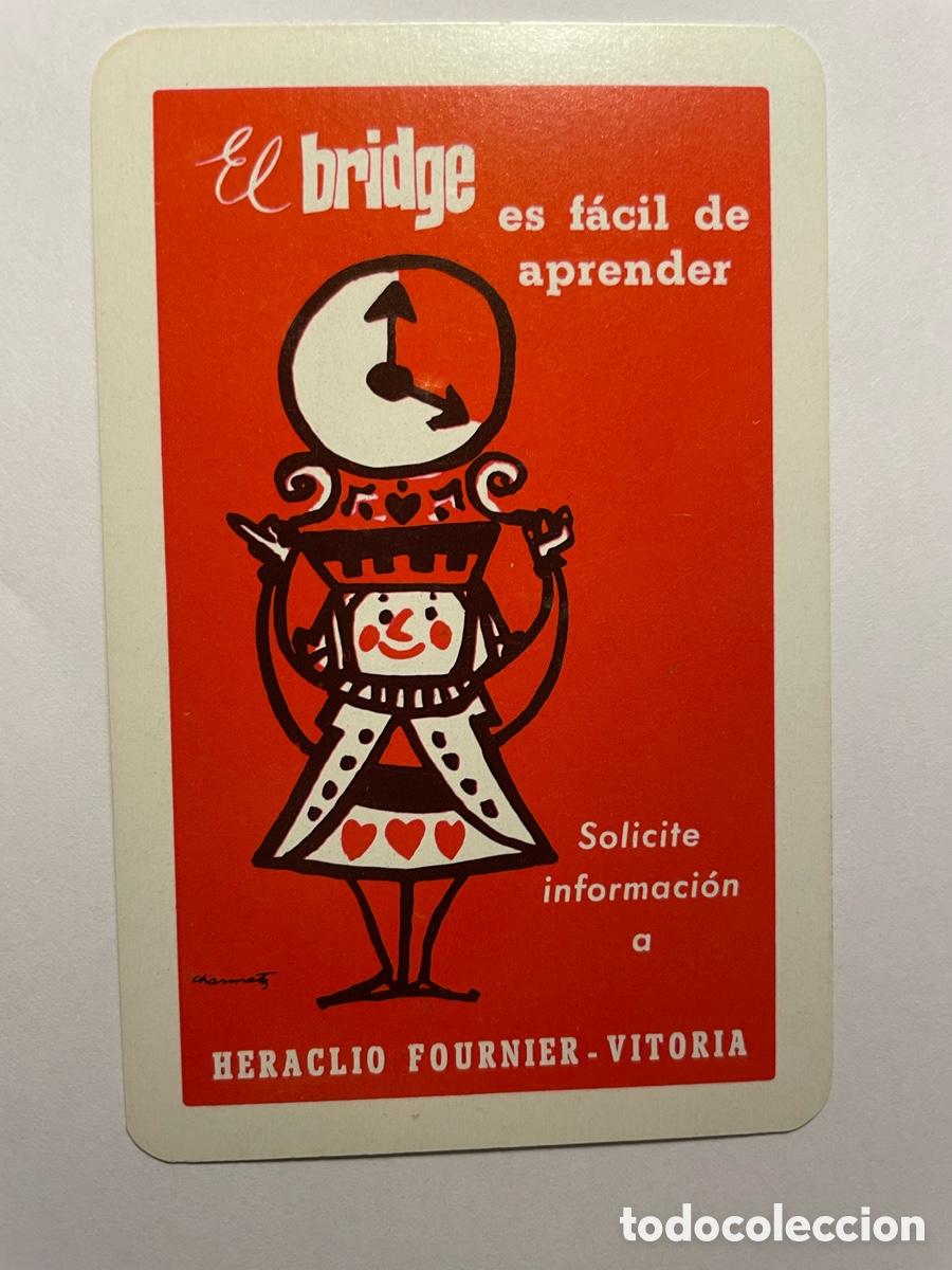 Coleccionismo Calendarios: calendario Fournier 1966, El Bridge