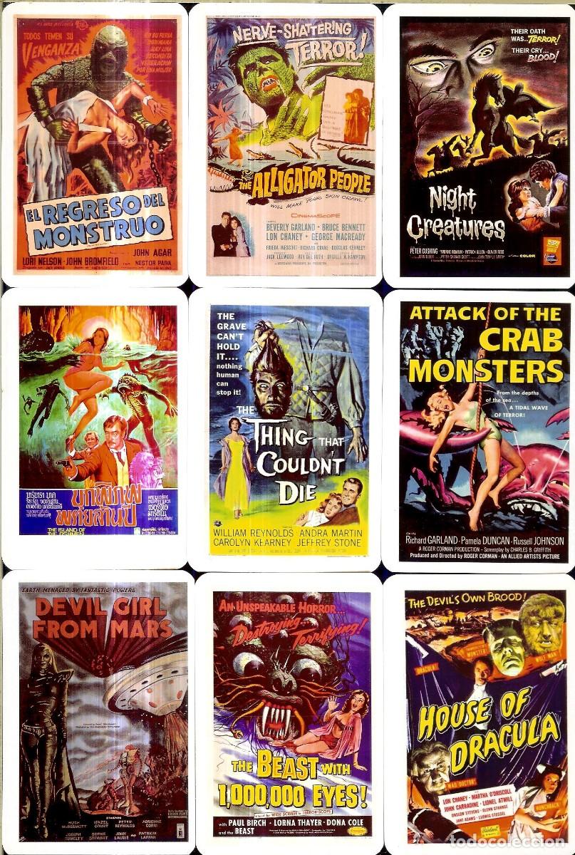 Coleccionismo calendarios: 9 CALENDARIOS DE BOLSILLO - A&Ntilde;O 2025 - MOVIES MONSTERS (NO OFERTAS)