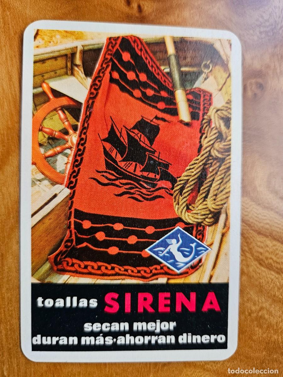 Coleccionismo Calendarios: CALENDARIO FOURNIER TOALLAS SIRENA 1967