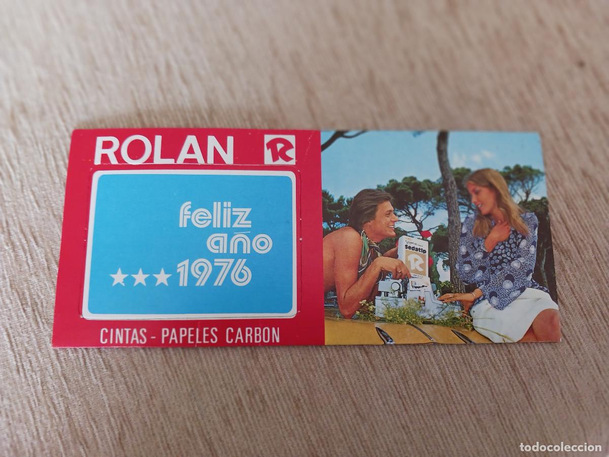 Coleccionismo calendarios: calendario publicitario de sobremesa rolan 1976, sin abrir