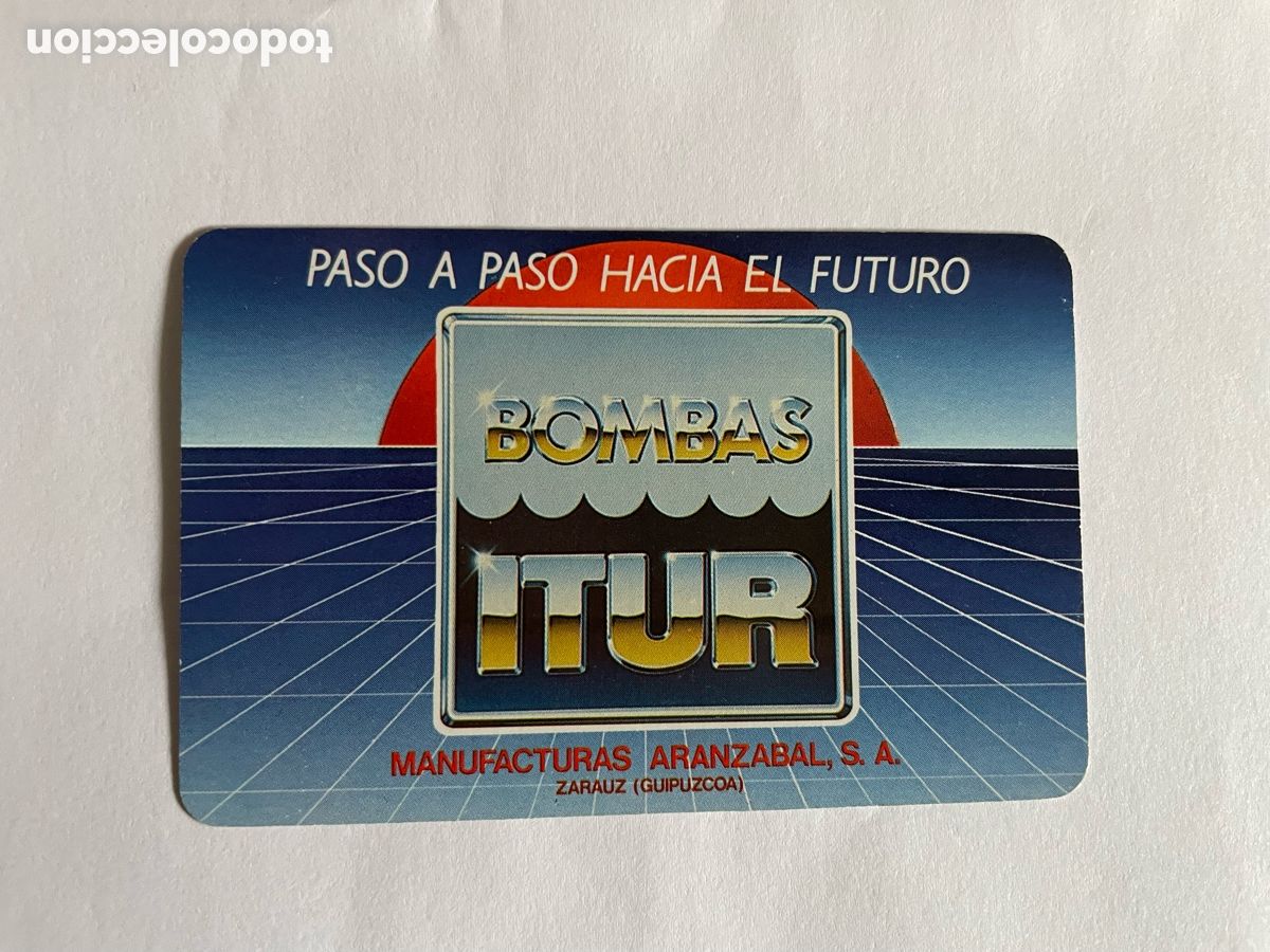 Coleccionismo Calendarios: calendario Fournier 1987, bombas Itur