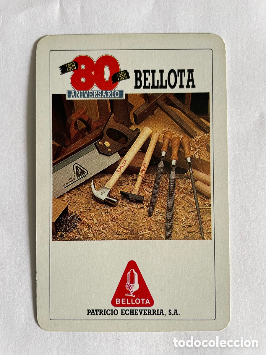 Coleccionismo Calendarios: calendario Fournier 1988, Bellota