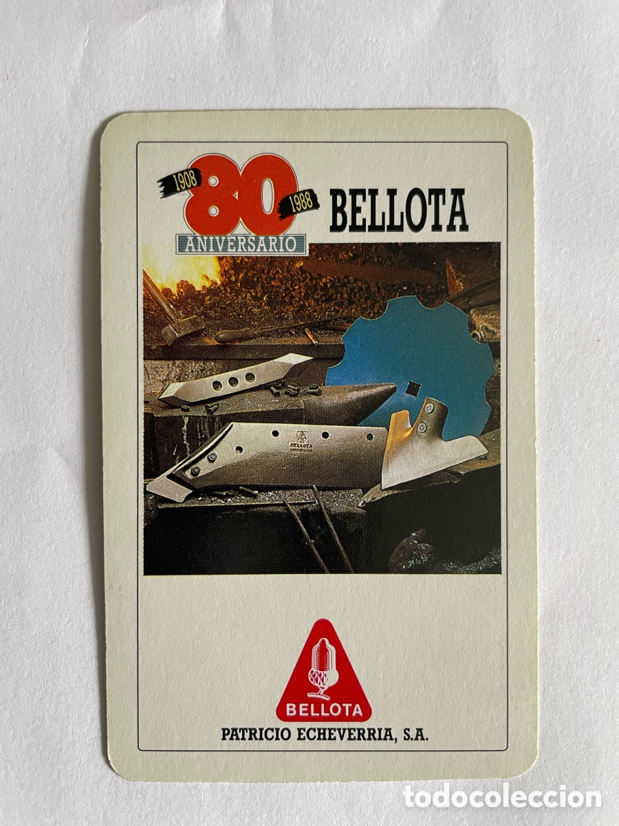 Coleccionismo Calendarios: calendario Fournier 1988, Bellota