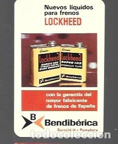 Collezionismo Calendari: CALENDARIO CON PUBLICIDAD DE NUEVO LIQUIDOS PARA FRENOS A&Ntilde;O 1970 DE BENDIB&Eacute;RICA