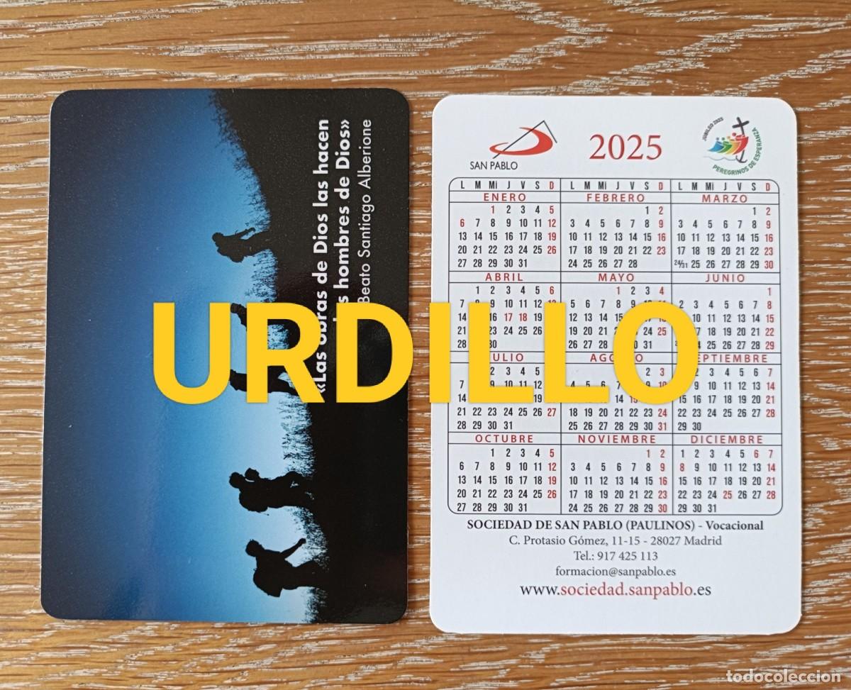 Coleccionismo Calendarios: CALENDARIO BOLSILLO - A&Ntilde;O 2025 - SOCIEDAD DE SAN PABLO - PAULINOS - VOCACIONAL