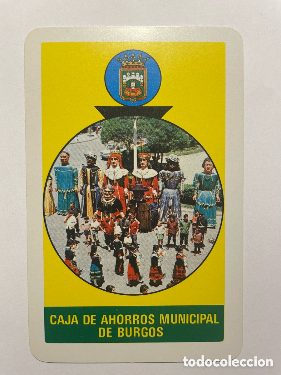 Coleccionismo Calendarios: calendario Fournier 1971, Caja Ahorros Municipal de Burgos