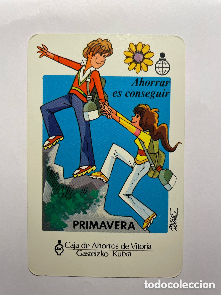 Coleccionismo Calendarios: calendario Fournier 1983, Caja Ahorros de Vitoria