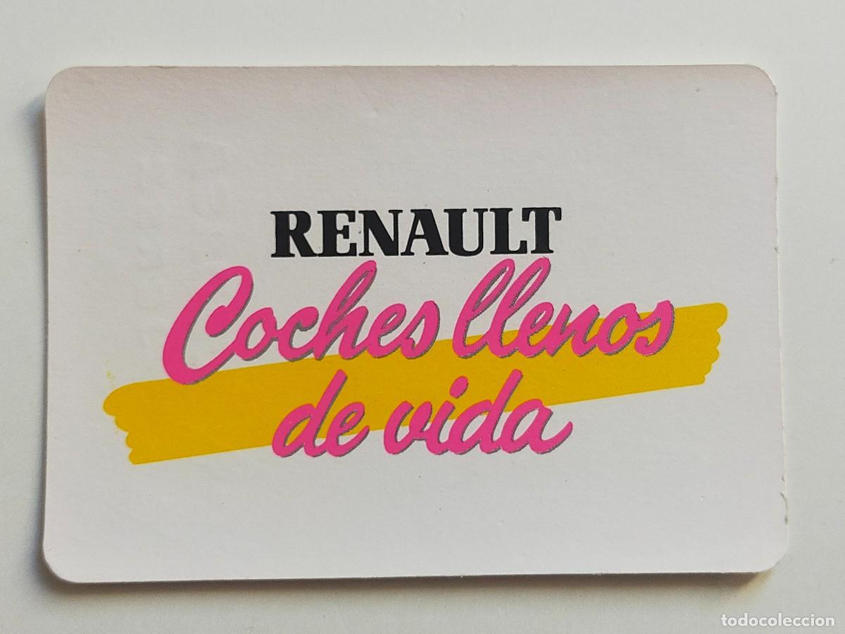 Coleccionismo Calendarios: Calendario de bolsillo A&ntilde;o 1988 - RENAULT Coches llenos de vida