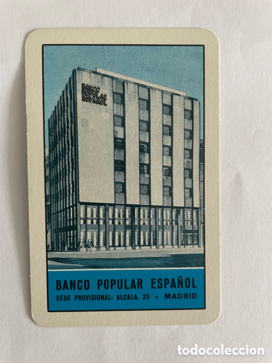 Coleccionismo Calendarios: Calendario Fournier 1963, Banco Popular Espa&ntilde;ol