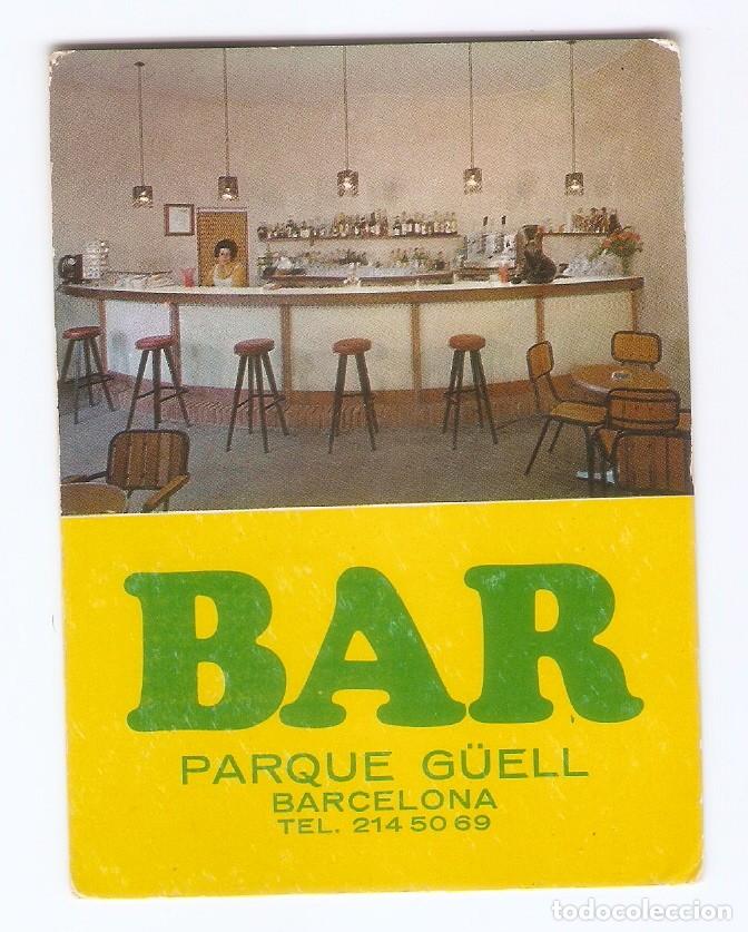 Coleccionismo Calendarios: CALENDARIO DE BOLSILLO A&Ntilde;O 1972 HOSTELER&Iacute;A - BAR PARQUE G&Uuml;EL (BARCELONA) - VER FOTO REVERSO