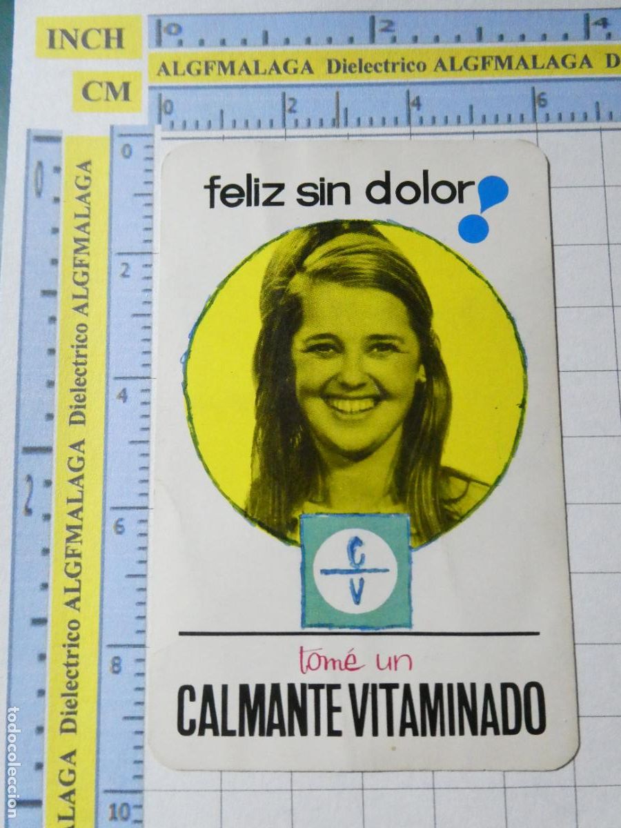 Coleccionismo Calendarios: CALENDARIO DE BOLSILLO. FOURNIER. A&Ntilde;O 1968 CALMANTE VITAMINADO FELIZ SIN DOLOR MUJER