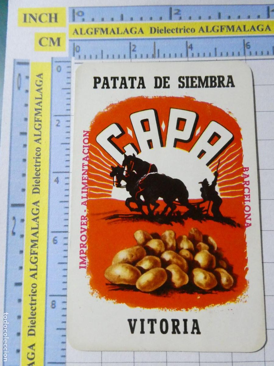 Collezionismo Calendari: CALENDARIO DE BOLSILLO. FOURNIER. A&Ntilde;O 1967 PATATAS DE SIEMBRA CAPA VITORIA BARCELONA
