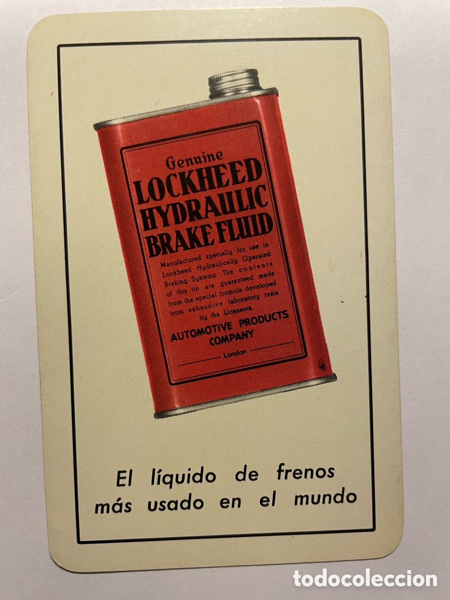 Coleccionismo Calendarios: Calendario Fournier 1967, Lockheed