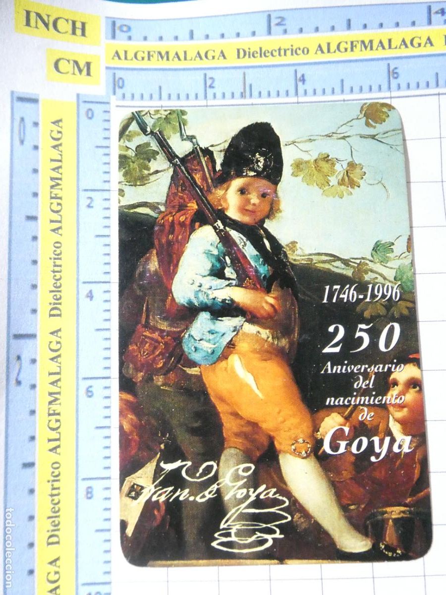 Collezionismo Calendari: CALENDARIO DE BOLSILLO FOURNIER. A&Ntilde;O 1996 IBERCAJA 1746 1996 250 A&Ntilde;OS NACIMIENTO GOYA