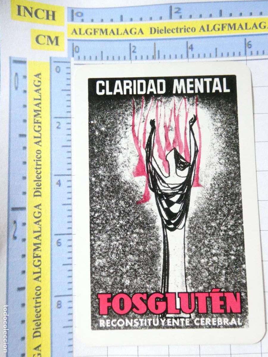 Collectionnisme Calendriers: CALENDARIO DE BOLSILLO FOURNIER. A&Ntilde;O 1967 FOSGLUTEN RECONSTITUYENTE CEREBRAL