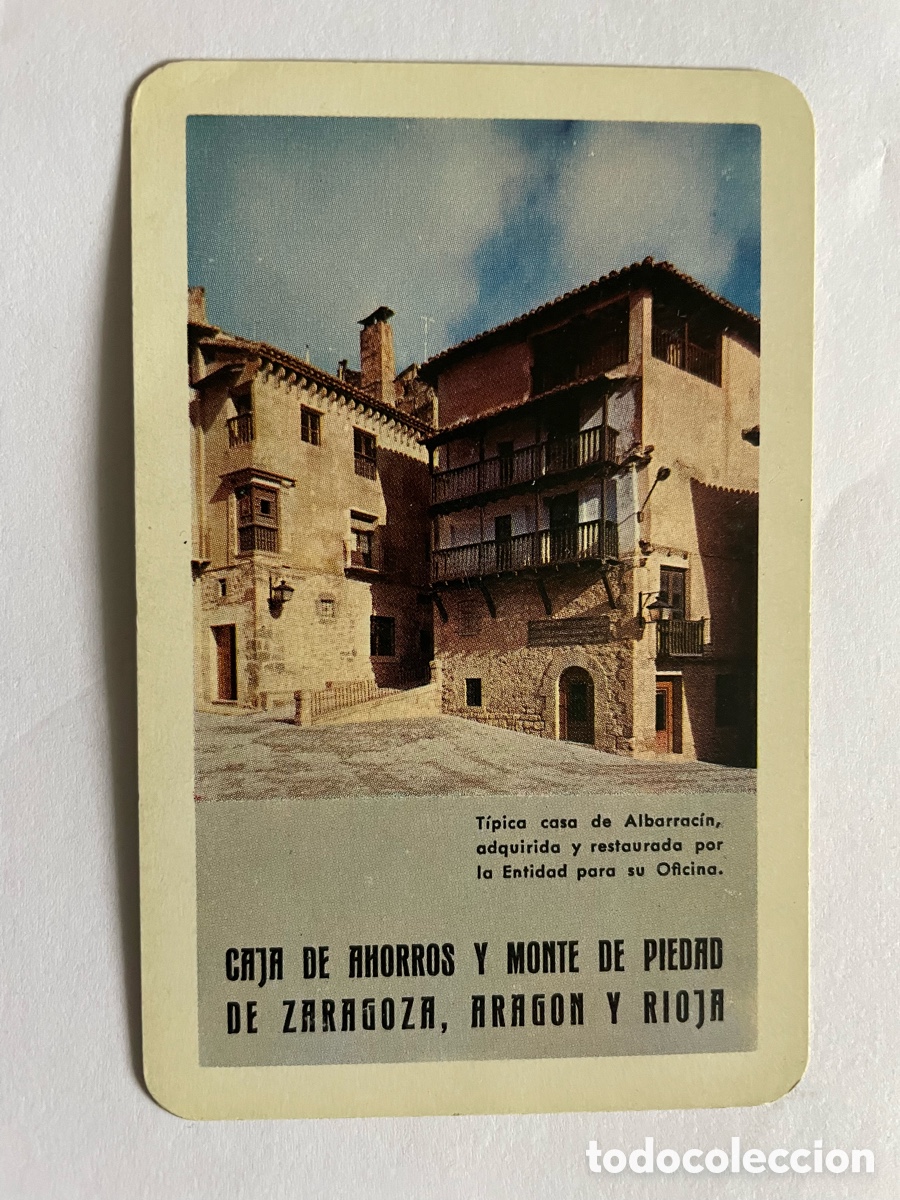 Coleccionismo Calendarios: Calendario Fournier 1967, Caja Ahorros Zaragoza, Arag&oacute;n y Rioja