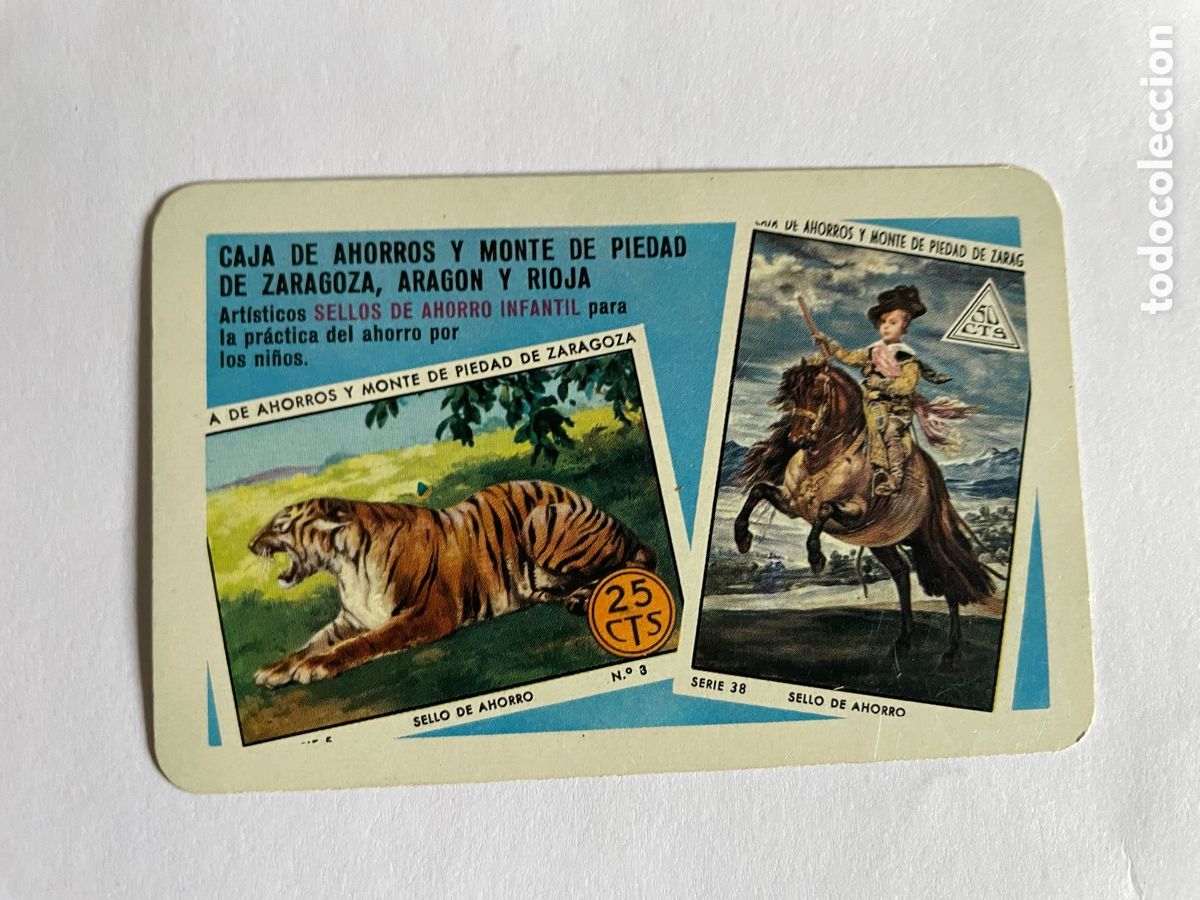 Coleccionismo Calendarios: calendario Fournier 1967, Caja Ahorros Zaragoza, Arag&oacute;n y Rioja