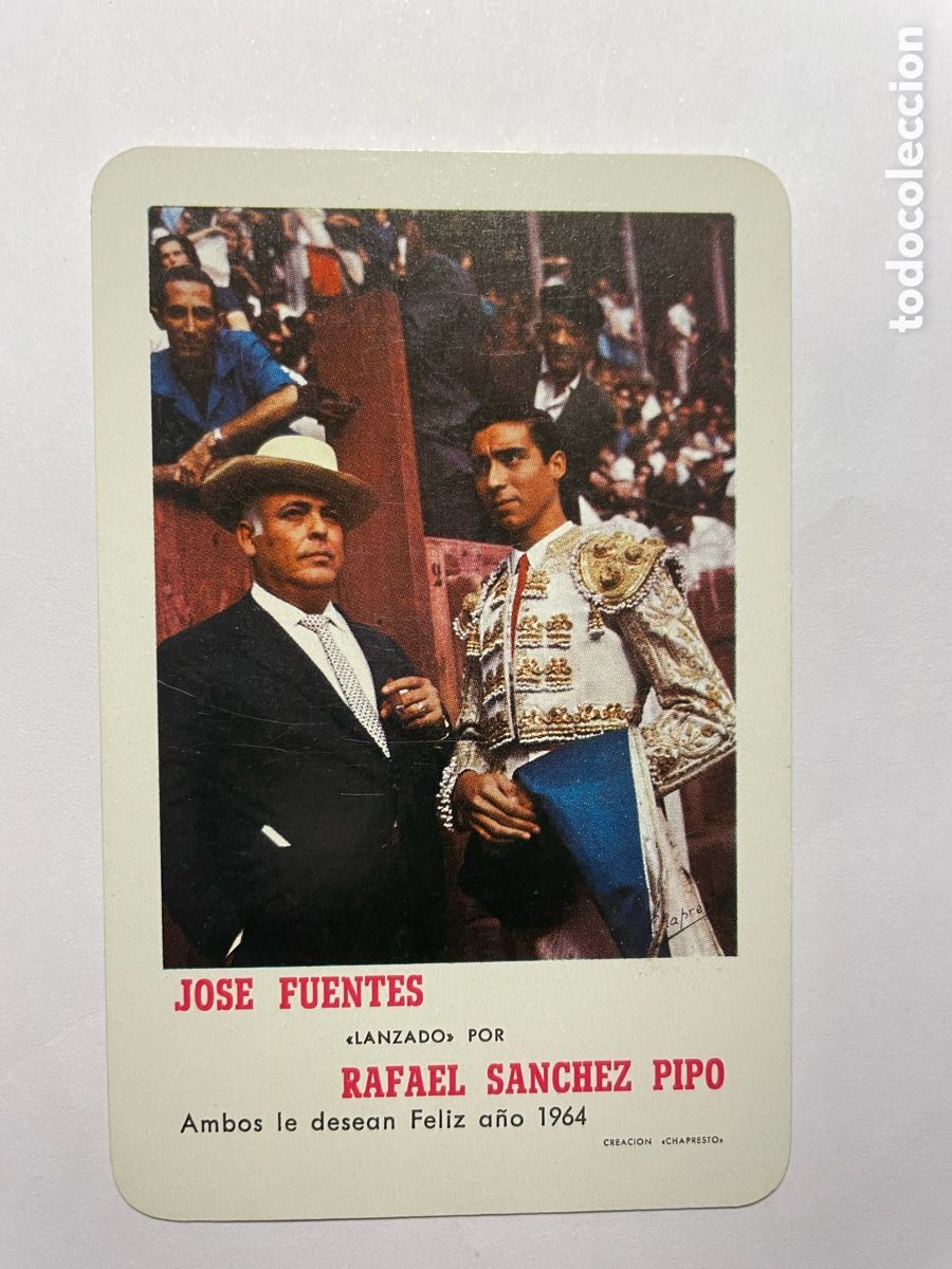 Coleccionismo Calendarios: Calendario Fournier 1964, Jose Fuentes