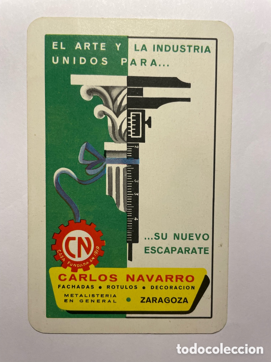 Coleccionismo Calendarios: Calendario Fournier 1960, Carlos Navarro
